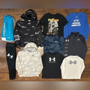 Boys Youth Medium Athletic Wear Bundle Under Armour Sportswear